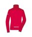 Veste Softshell Femme Rouge Clair Noir James And Nicholson-2