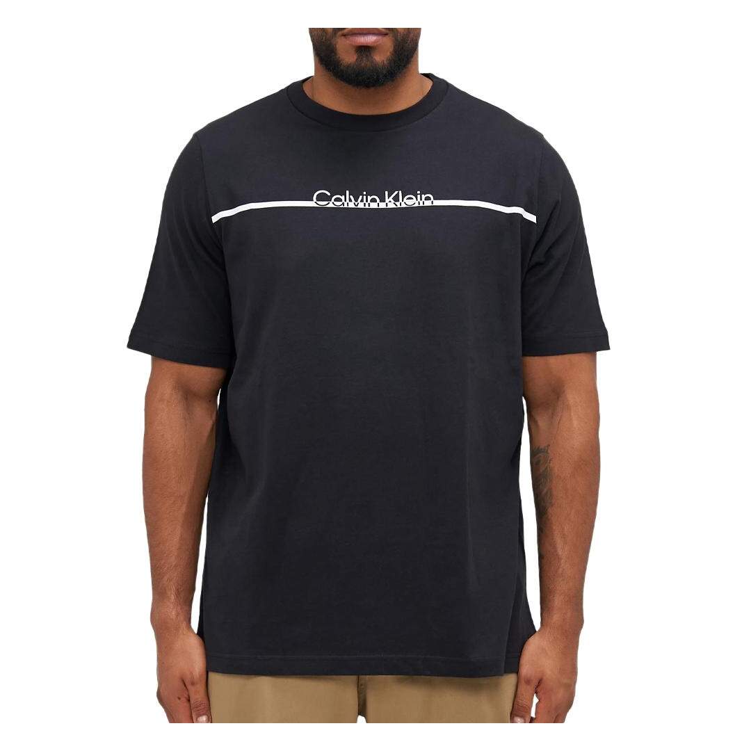 T-shirt Noir Homme Calvin Klein Jeans Split Line - 3XL-1