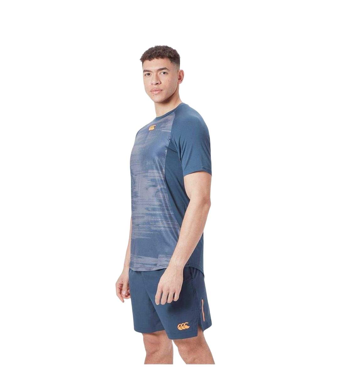Mens Brushed Vapodri Regular T-shirt Navy Canterbury-4