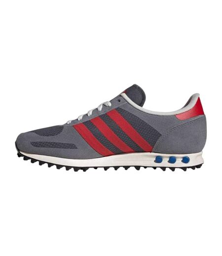 Womens/ladies Originals L.a Leather Trainers Grey Adidas