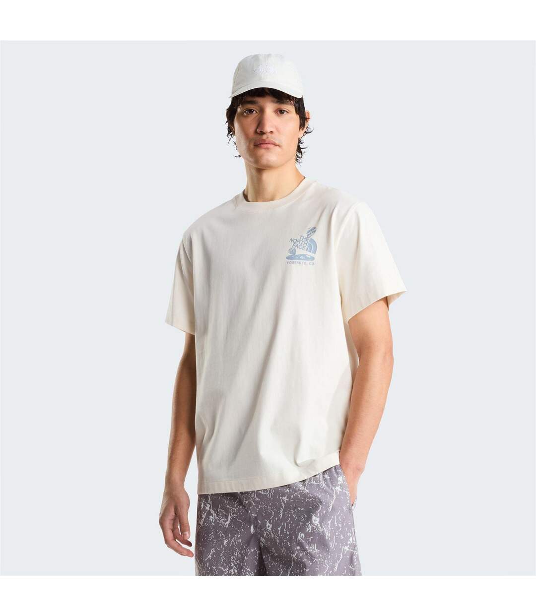 T-shirt Motif/style Pierre Homme Blanc The North Face-3