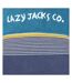 Sweat Motif/style Rayures Contrastées Femme Bleu Sarcelle Lazy Jacks-4