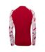 Haut D´entraînement Motif/style England Red Roses Femme Rouge Blanc Castore-2
