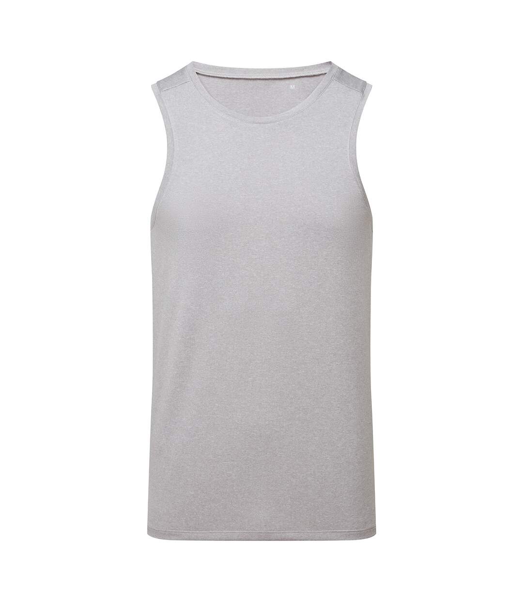 Mens Ion-charge Performance Vest Top Silver Melange TriDri-1