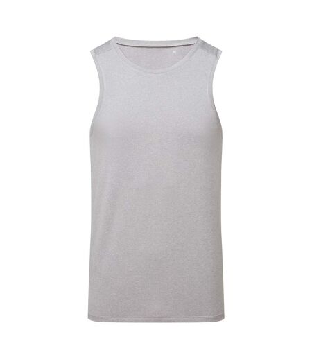 Mens Ion-charge Performance Vest Top Silver Melange TriDri
