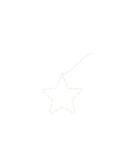 Paris Prix - Décoration De Noël à Led étoile 30cm Blanc