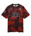 T-shirt god hates us rock fc adulte rouge Amplified