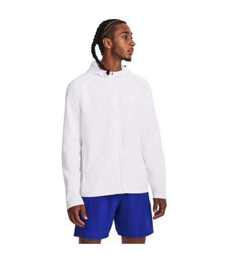 Mens Storm Hooded Jacket White Under Armour