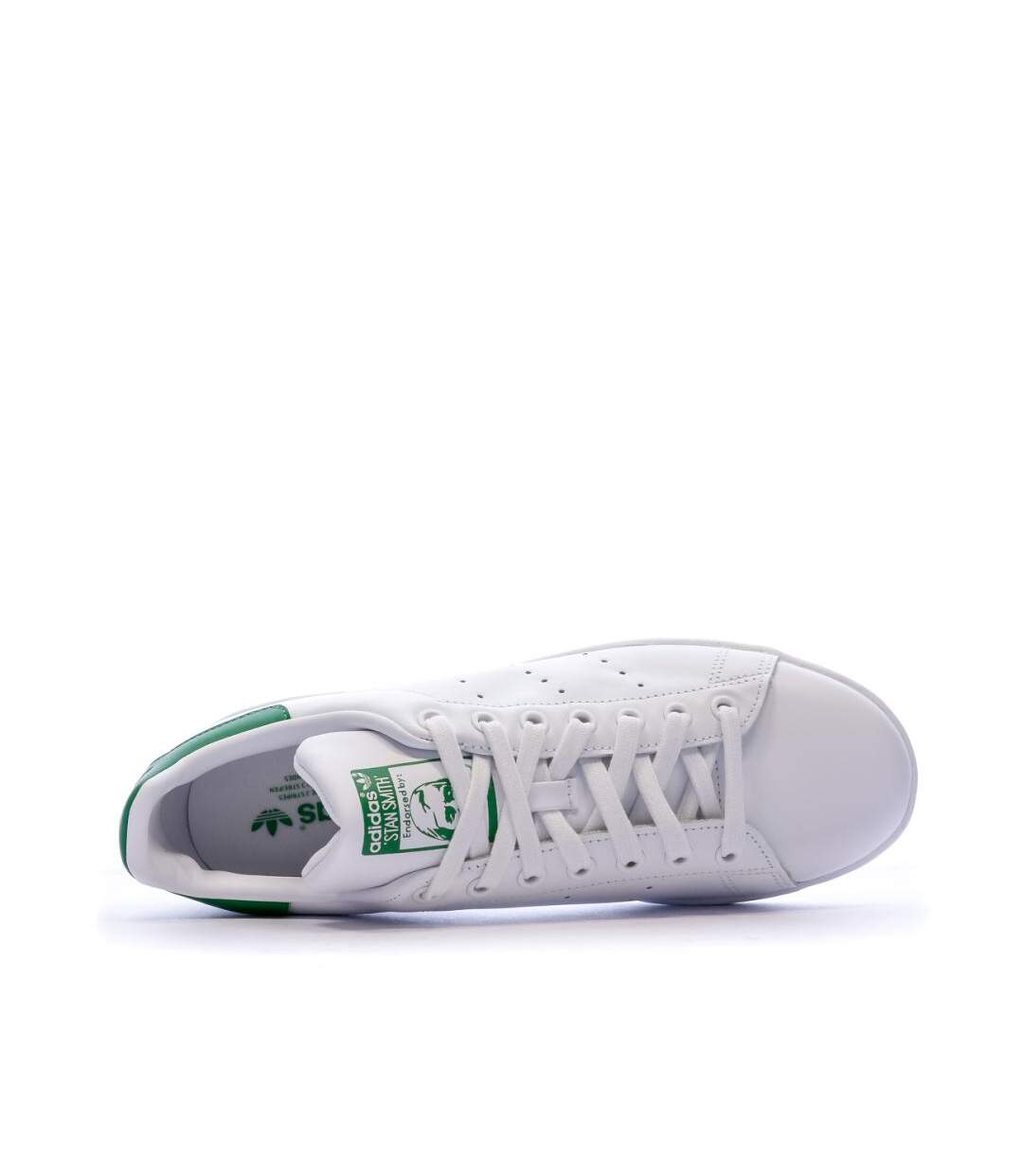 Baskets stan smith blanches/vertes mixte adidas m20324-4