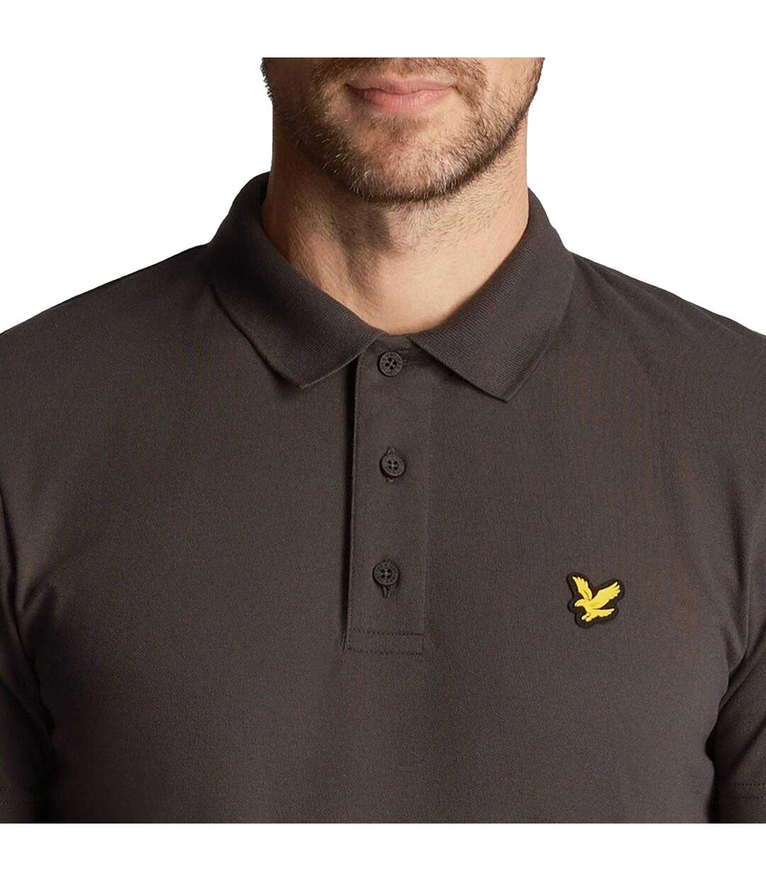 Polo Sport Homme Gris Lyle & Scott-4