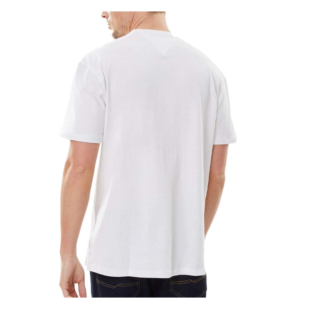 T-shirt Blanc Homme Tommy Hilfiger Badge - L-2