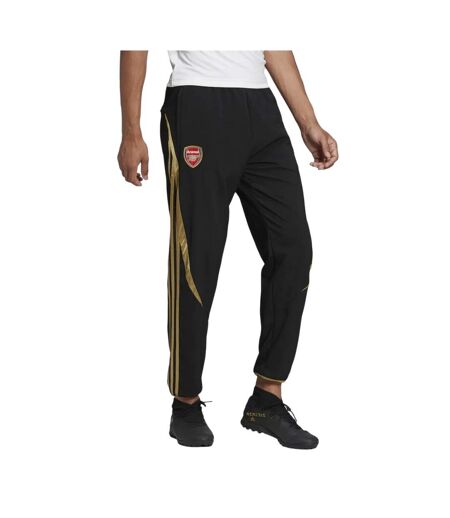 Unisex Adult 2021/22 Woven Arsenal Fc Training Jogging Bottoms Black Adidas