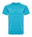 T-shirt Austin Homme Turquoise Vif Chiné Roly Sport-1