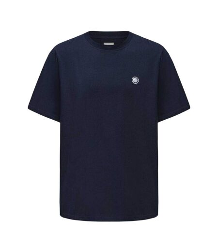 Mens Small Logo Cotton T-shirt Navy Pretty Green