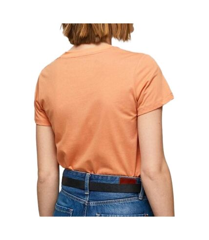 T-shirt Orange Femme Pepe jeans Wendy - M