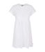Robe T-shirt Empire Valance Femme Blanc Urban Classics-1
