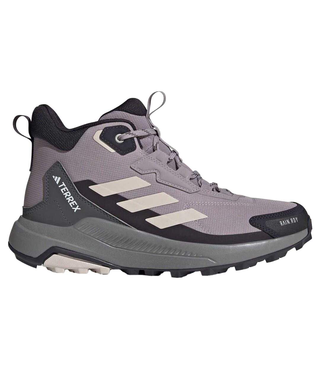 Womens/ladies Terrex Leather Hiking Boots Pink Mauve Adidas-1