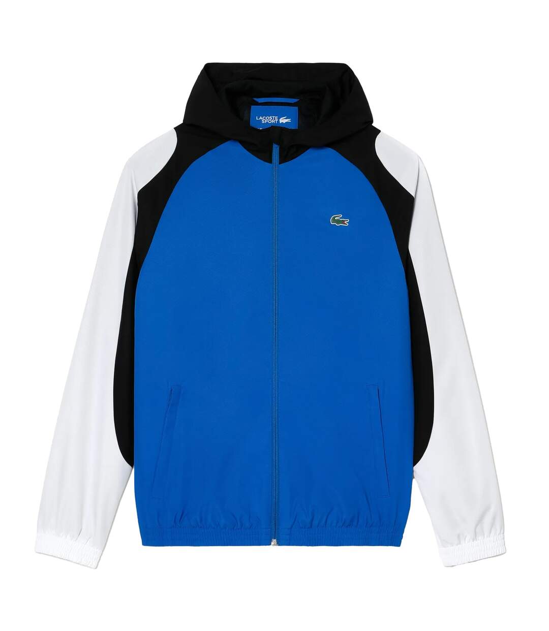 Veste sport homme blanc / bleu / noir Lacoste-1
