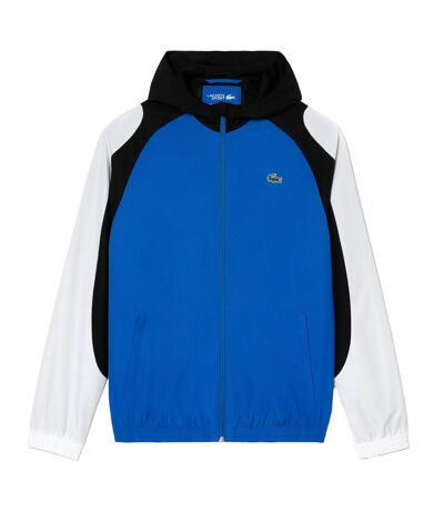 Veste sport homme blanc / bleu / noir Lacoste