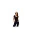 T-shirt Motif/style Uni Femme Noir Vero Moda-1