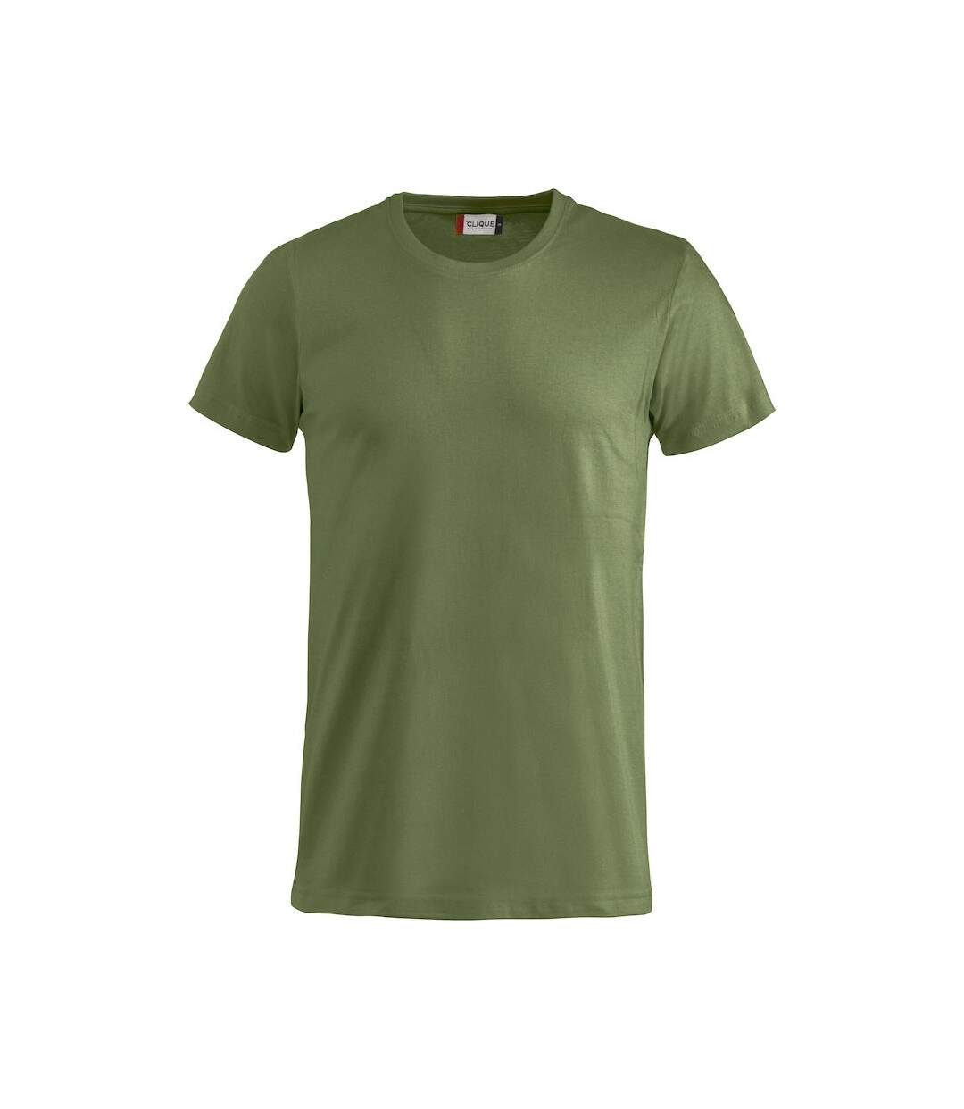 Mens basic t-shirt army green Clique