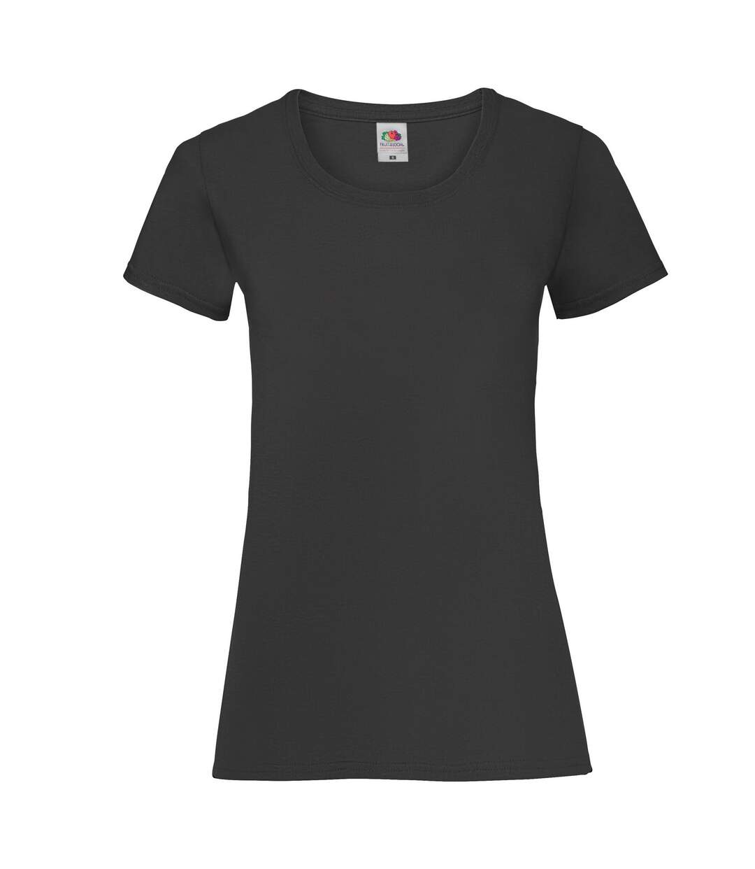 T-shirt femme noir Fruit of the Loom