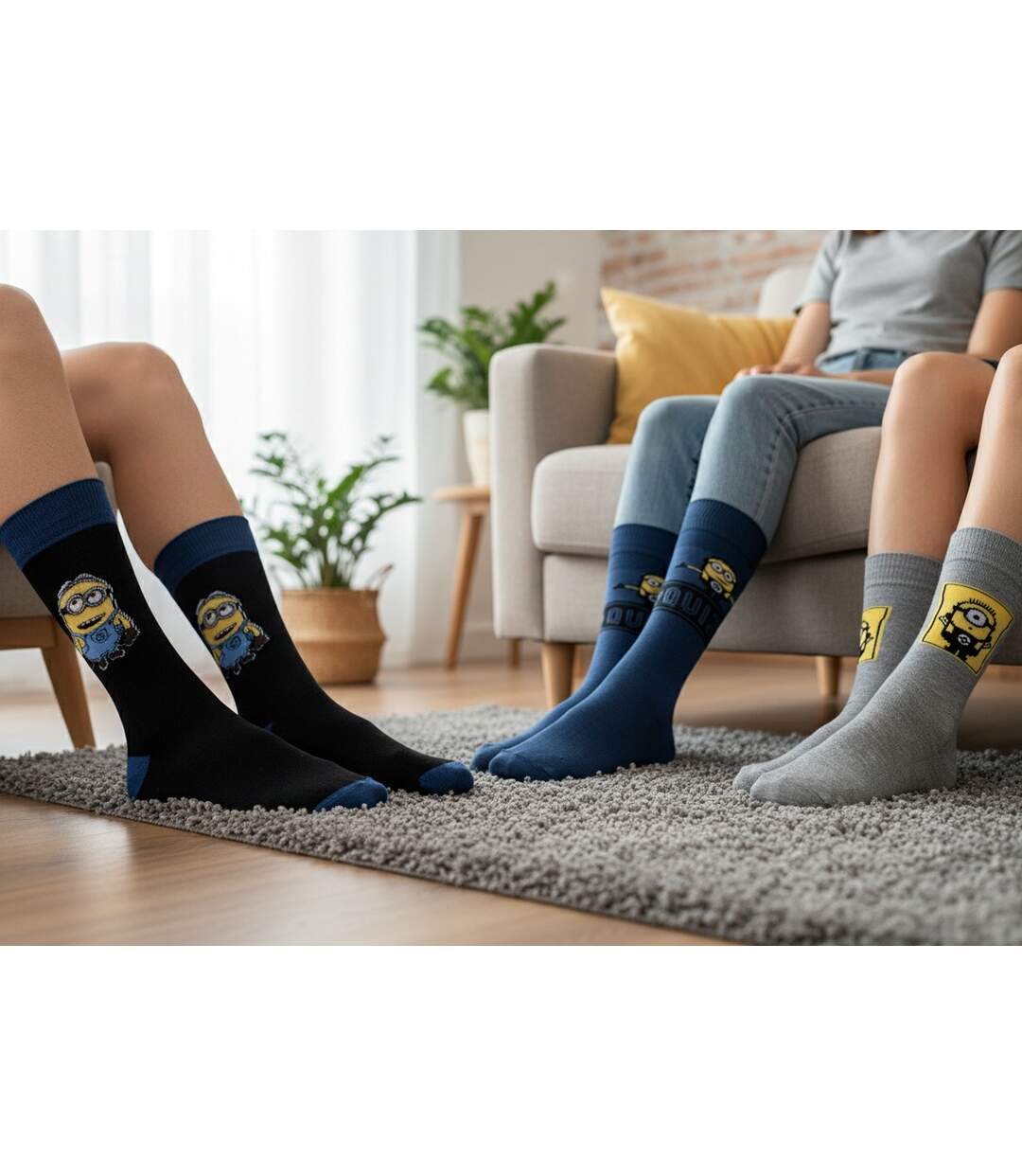 Minions - Chaussettes Homme Licence Pack de 6 MIX SURPRISE-2