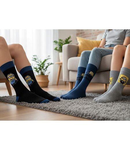 Minions - Chaussettes Homme Licence Pack de 6 MIX SURPRISE