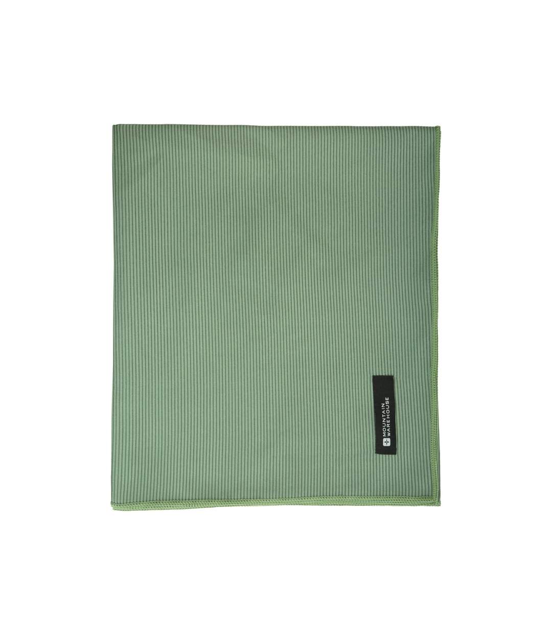 Giant ribbed towel one size khaki green Mountain Warehouse-1