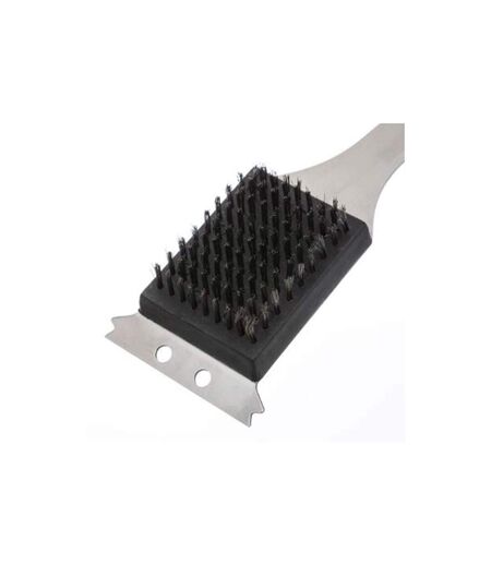 Brosse à Barbecue Grilles 39cm Argent & Noir