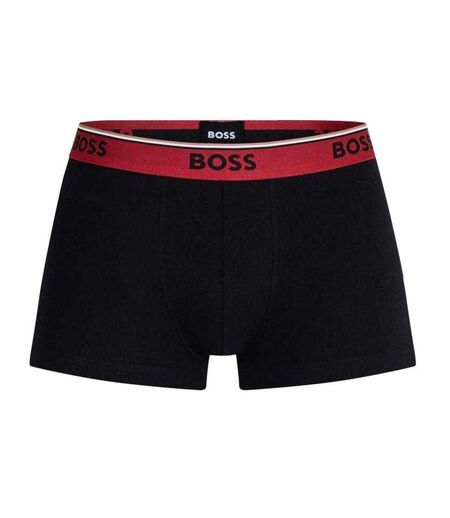 Lot De 3  Boxers Motif/style Logo Bodywear Homme Bleu Marine Foncé Boss