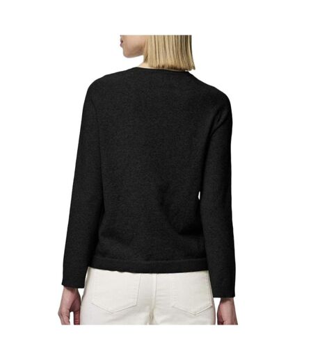 Pull noir femme pieces bree knit