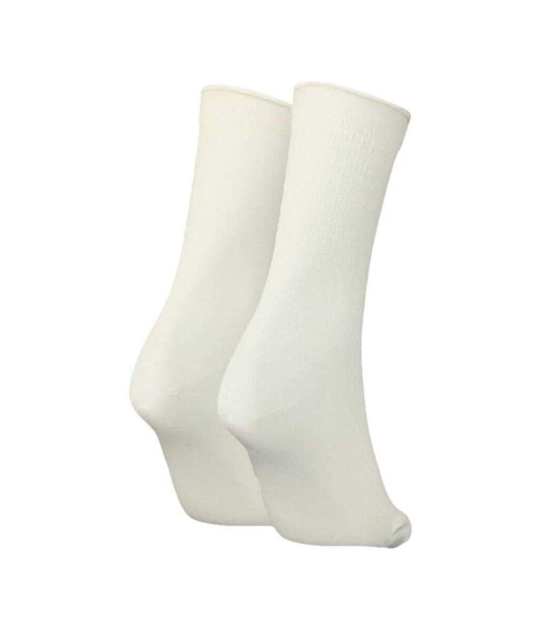Chaussettes Motif/style Uni Femme Écru Tommy Hilfiger-2