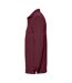 SOLS Mens Winter II Long Sleeve Pique Cotton Polo Shirt (Burgundy) - UTPC329