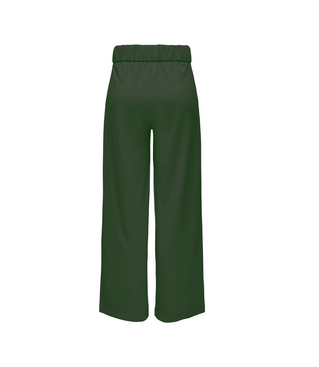 Pantalon fluide vert femme jdy honey-2