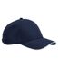 Casquette De Baseball Team Sports-tech Bleu Marine Français Blanc Beechfield-1