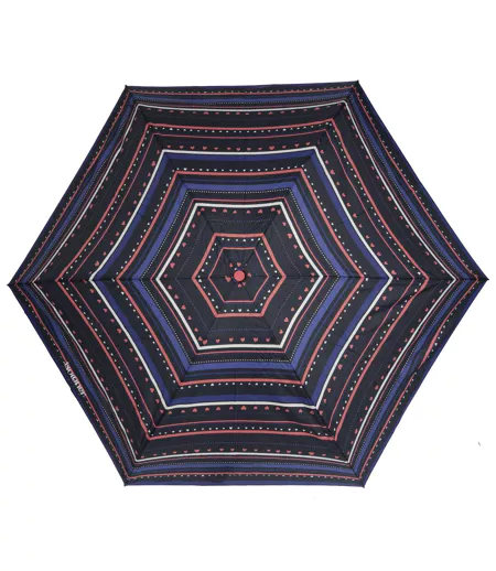 Isotoner Parapluie femme solide, ultra-déperlant, large couverture, ouverture/ fermeture auto
