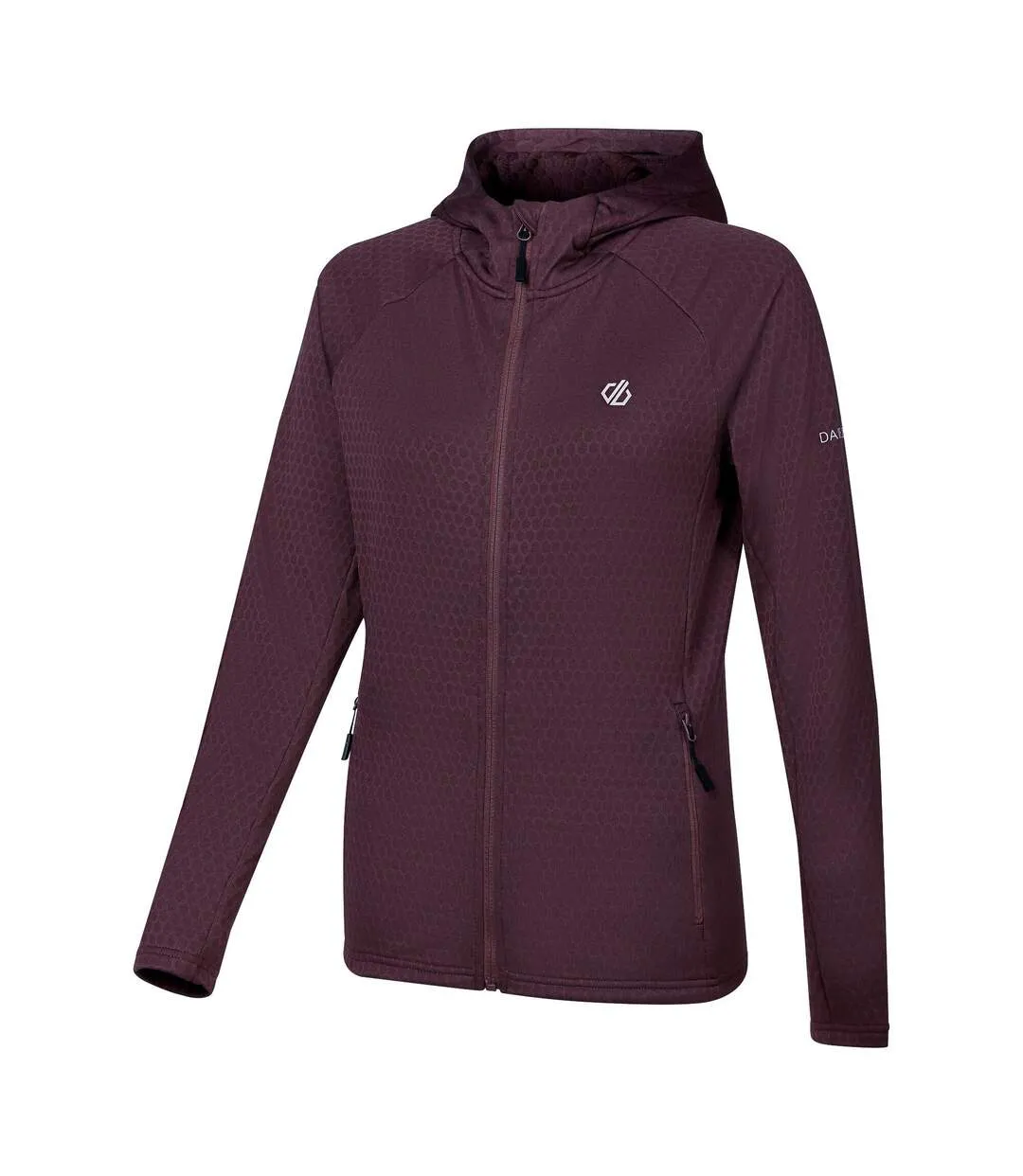 Womens/ladies Ventura Stretch Hooded Midlayer Huckleberry Dare 2B-4