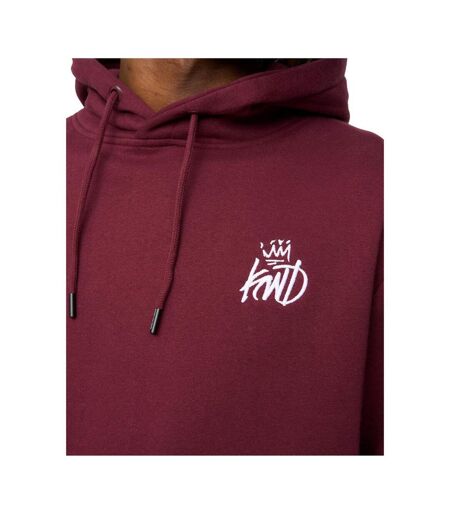 Mens Sleevely Fleece Hoodie Burgundy Kings Will Dream