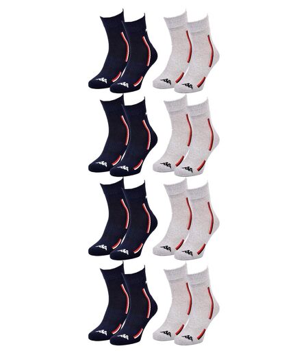 Chaussettes Homme KAPPA 8 paires PREMIUM QUARTER 2787ASS