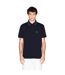 Mens Regular Short-sleeved Polo Shirt Deep Navy Armani Exchange-1