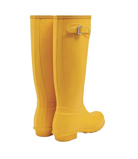 Bottes de pluie original femme jaune Hunter