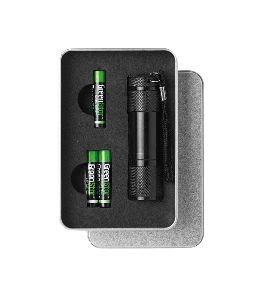 Lampe de poche led led plus taille unique noir MidOcean-1