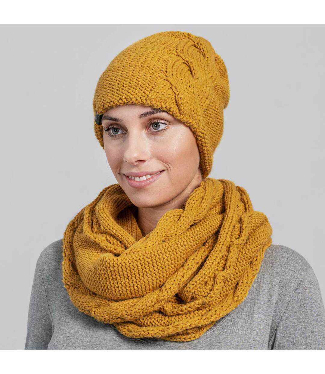 Snood et bonnet Moyna  - Fabriqué en UE-2