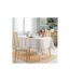 Nappe Jacquard Imprimé Artea 140x240cm Taupe-3