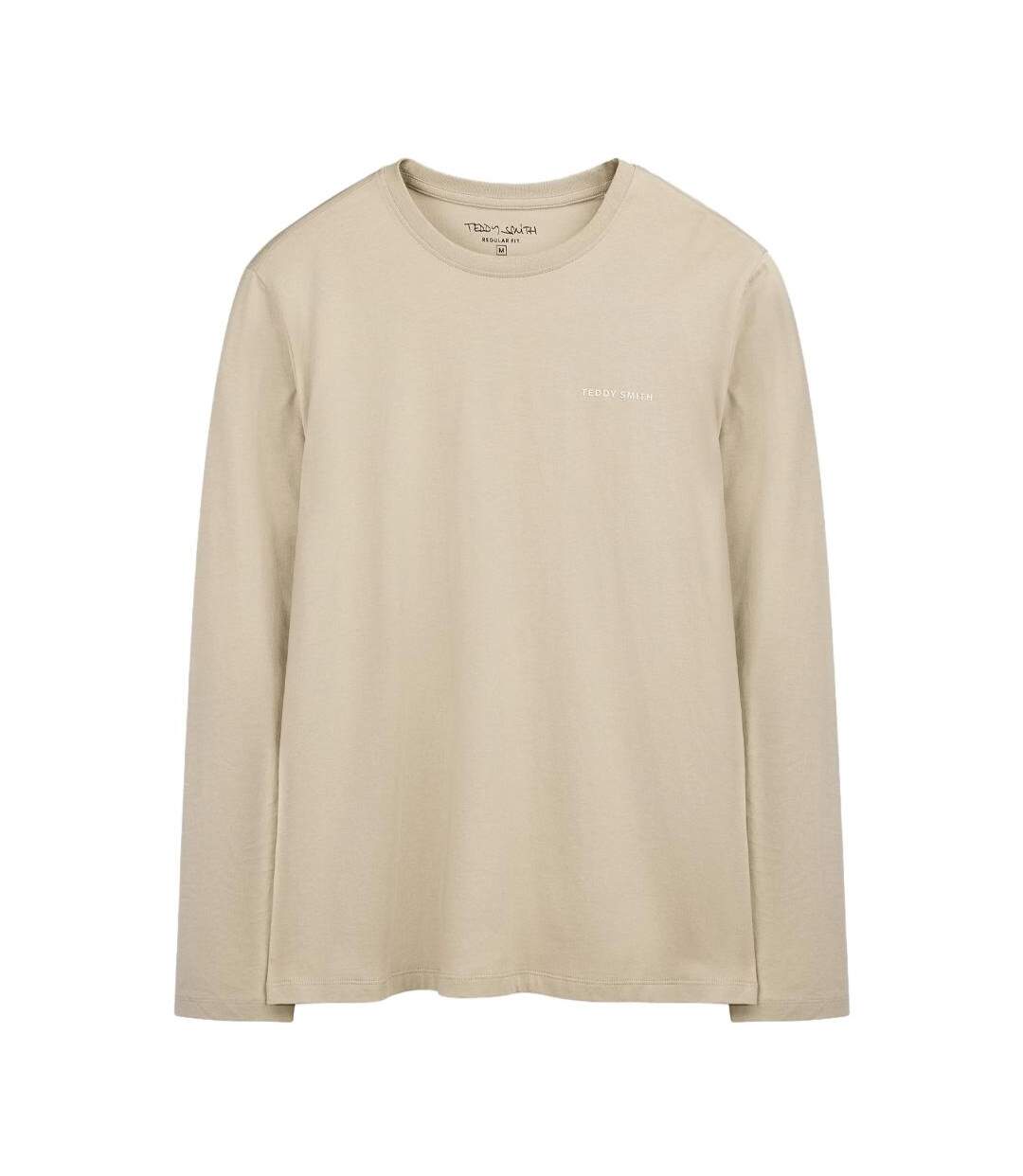 T-shirt beige homme teddy smith the tee 2-1