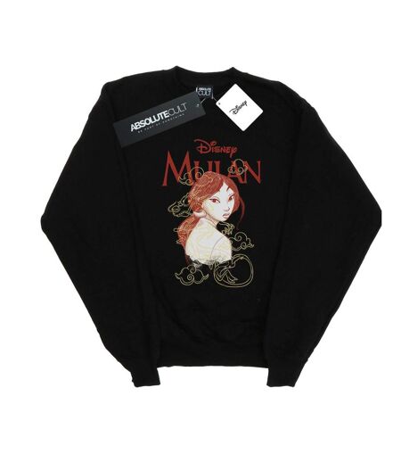 Disney Sweatshirt Femme/Les femmes Mulan Dragon Sketch (Noir) - UTBI13720