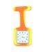 Montre Infirmière Silicone Jaune Orange CARRE 78