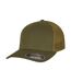 Casquette Trucker Flexfit Adulte Vert Kaki Foncé Yupoong-1
