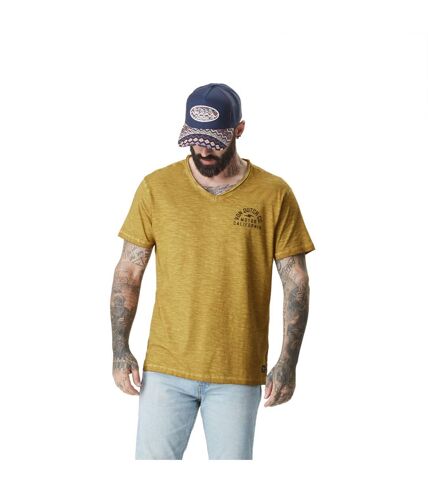 T-shirt homme col V en slub avec traitement Classic Vondutch